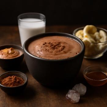 Chocolate Peanut Butter Banana Smoothie