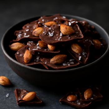 Decadent Dark Chocolate Almond Bark