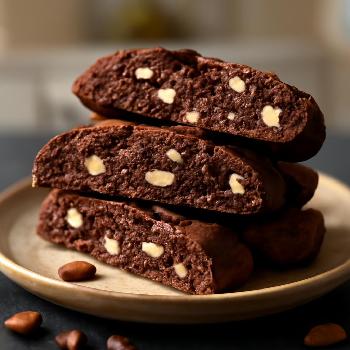 Double Chocolate Almond Biscotti