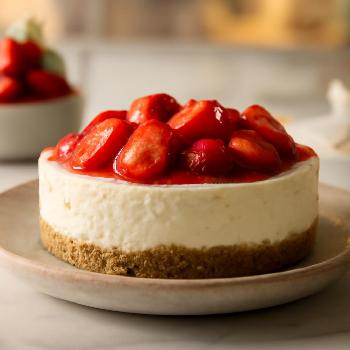 Dreamy No-Bake Strawberry Cheesecake
