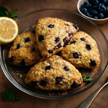 Lemon Blueberry Scones