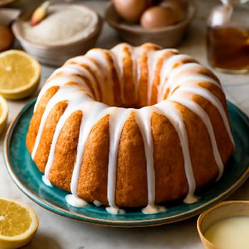 Lemon Bundt Cake with Glaze