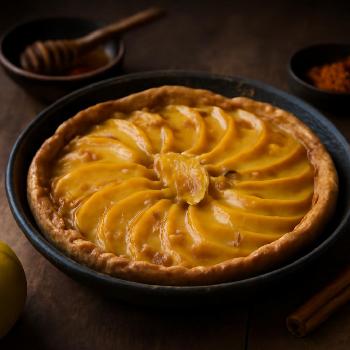 Medieval Quince Tart (Tarte de Coing)