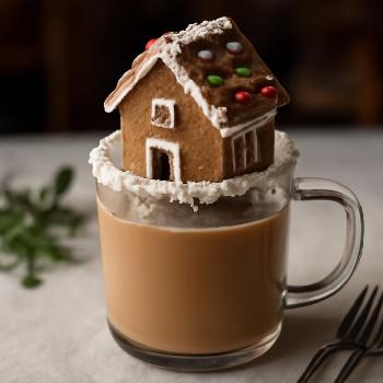 Mini Gingerbread Houses on Mug
