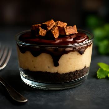 No-Bake Chocolate Peanut Butter Cheesecake