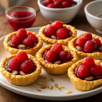 Raspberry Almond Tartlets