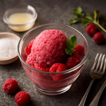 Refreshing Raspberry Sorbet