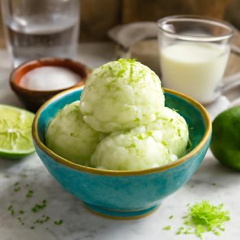 Zesty Lime Sherbet