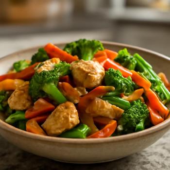 Anti-Inflammatory Chicken Stir-Fry with Ginger and Garlic