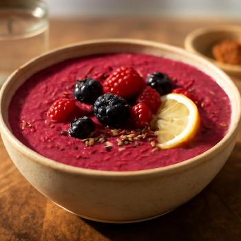 Berry and Beet Low-Sodium Smoothie