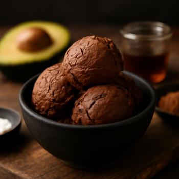 Chocolate Avocado Paleo Ice Cream