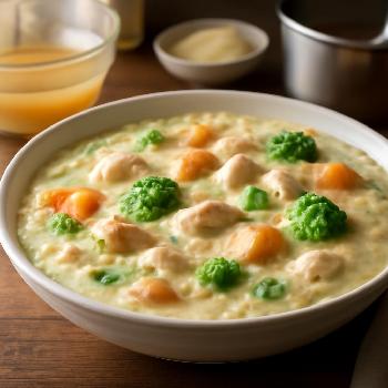 Creamy Chicken and Vegetable Puree