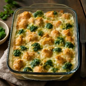 Creamy Keto Chicken Broccoli Casserole