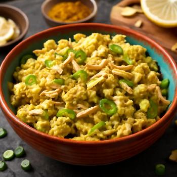 Curry Chicken Salad with Almonds