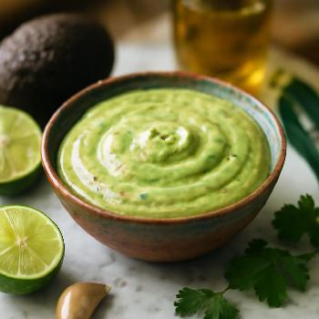 Dairy-Free Avocado Lime Dressing