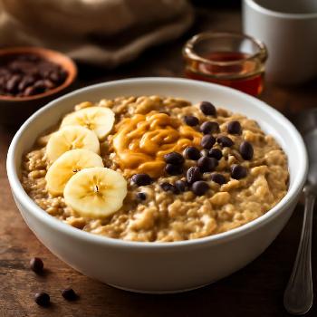 Dairy-Free Banana Peanut Butter Oatmeal