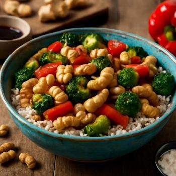 Dairy-Free Cashew Chicken Stir-Fry