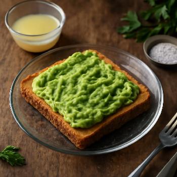 Dry Toast with Avocado for Morning Sickness