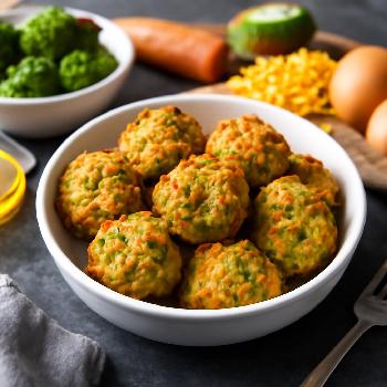 Easy Cheesy Vegetable Bites for Toddlers