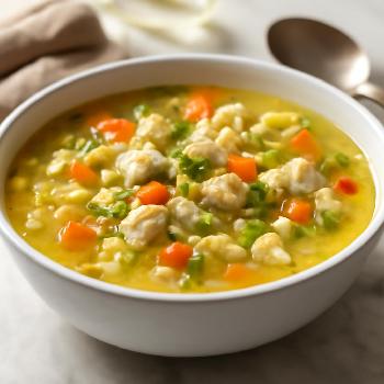Easy-to-Digest Chicken and Rice Soup
