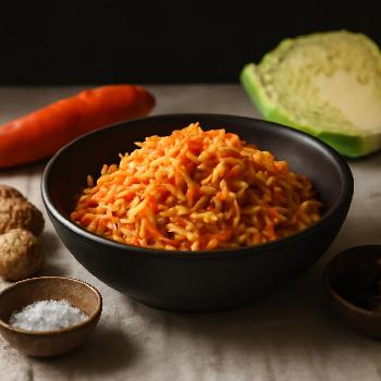Ginger Carrot Sauerkraut