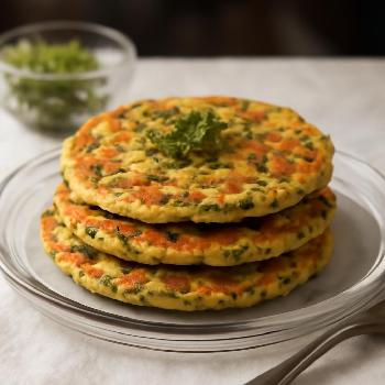 Gluten-Free Chickpea Flour (Besan) Pancakes with Veggies