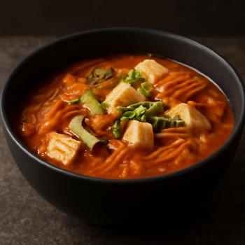 Healthy Kimchi and Tofu Stew (Kimchi Jjigae)