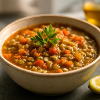 Hearty High-Fiber Lentil Soup