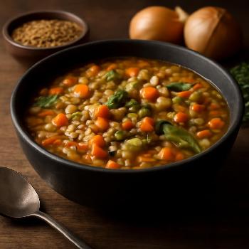 Hearty Lentil Soup with Vegetables
