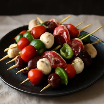Keto Antipasto Skewers