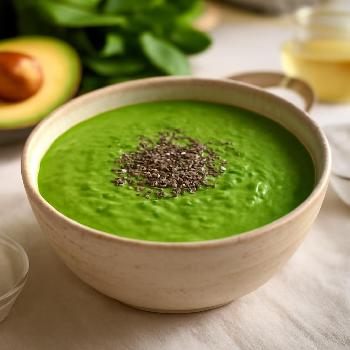 Keto Avocado & Spinach Smoothie