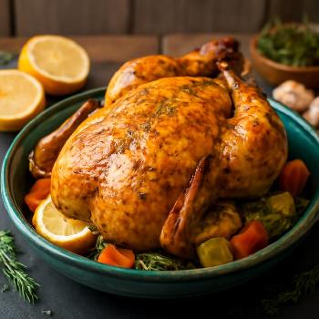 Lemon Herb Roasted Chicken (Low Sodium)