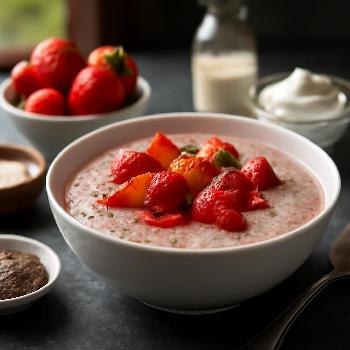 Low-Carb Strawberry Chia Seed Pudding