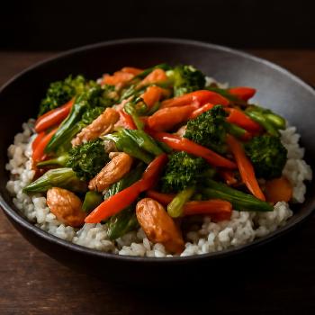 Low-FODMAP Chicken and Vegetable Stir-Fry