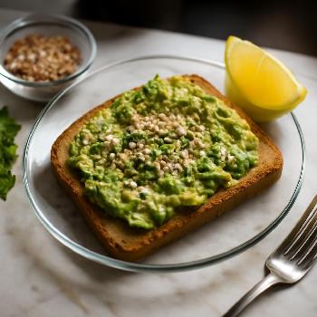 Low-Sodium Avocado Toast with Everything Bagel Seasoning