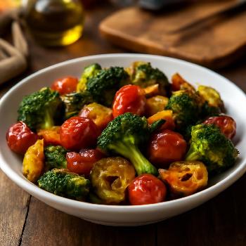 Low-Sodium Balsamic Glazed Roasted Vegetables