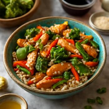 Low-Sodium Chicken and Vegetable Stir-Fry with Coconut Aminos