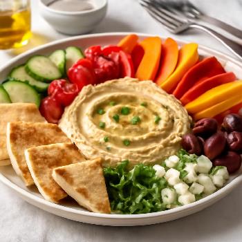 Mediterranean Hummus Platter