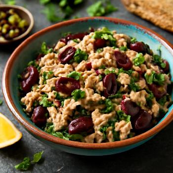 Mediterranean Tuna Salad with Olives and Capers