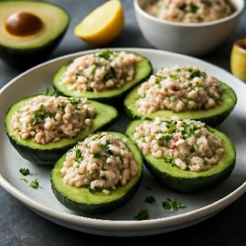 Paleo Tuna Stuffed Avocado