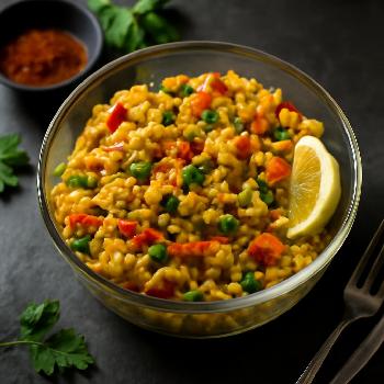 Shellfish-Free Paella with Saffron and Smoked Paprika
