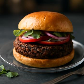 Spicy Chipotle Black Bean Burgers
