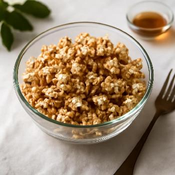 Sweet & High-Fiber Popcorn: Cinnamon Chia Seed Delight