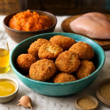 Sweet Potato and Chicken Nuggets