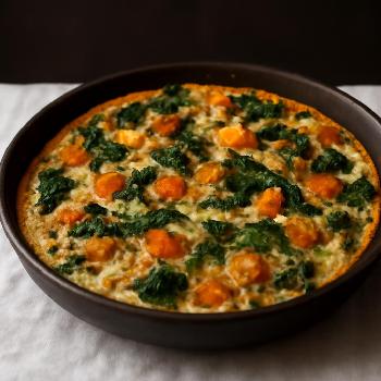Sweet Potato and Kale Frittata