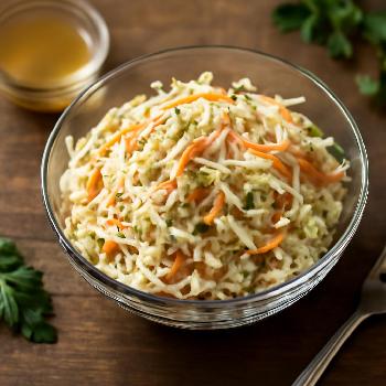 Tangy Low-Sodium Coleslaw with Apple Cider Vinegar