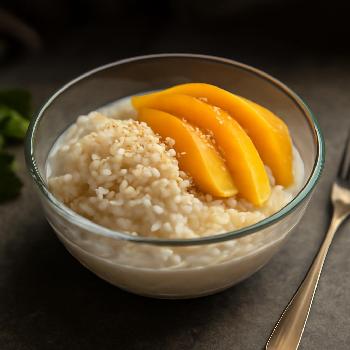 Vegan Mango Sticky Rice Pudding