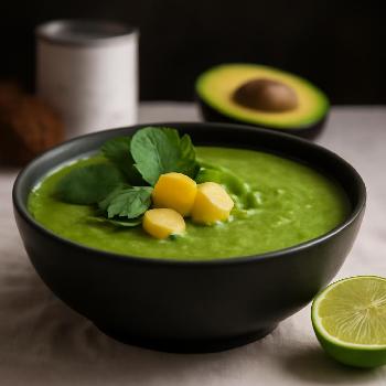 Whole30 Tropical Smoothie with Spinach