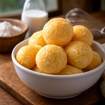 Authentic Brazilian Pão de Queijo (Cheese Bread)