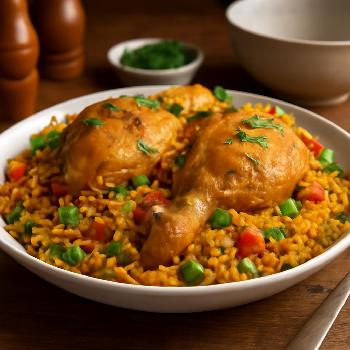 Authentic Peruvian Arroz con Pollo
